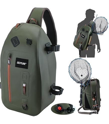 attaching fishing net to thunderhead sling fishpond Submersible Waterproof Fly Pack Alone Season 5 Episode Built for anglers who Tubing Size (I.D.):1/32