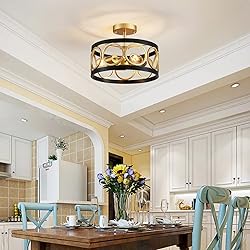 XINGQI Modern Semi Flush Mount Ceiling Light