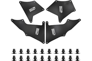 jiankun Splash Guard Fender Liners Shield, Compatible with 2003-2009 Toyota 4 Runner, 2007-2014FJ Cruiser, 2003-2019Land Cruiser Prado Front and Rear (with 20 Clips)