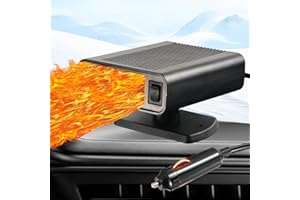 NUMHOSAI Car Heater - Portable Car Heaters for Vehicle, 12V Car Heater That Plugs Into Cigarette Lighte, 2 in 1 Heating & Cooling Fast Windshield Defrost Defogger