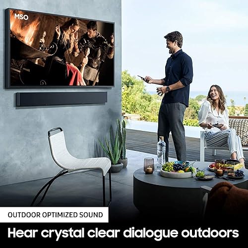 SAMSUNG 55-inch Class QLED The Terrace Outdoor TV 4K UHD with