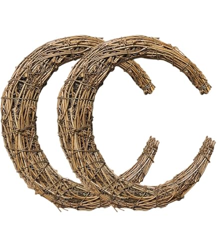 Amazon.com: Veemoon 2pcs Rattan Garland Natural Wreath Amazon.com: Veemoon 2pcs Rattan Garland Natural Wreath