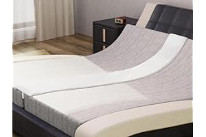 ENITYA Split King Gap Filler for Adjustable Bed, Twin to King Converter with Removable Washable Cover, Twin Mattress Connector for Guest Stayover/Family Room/Vacation Rentals(75" L x 10" W)