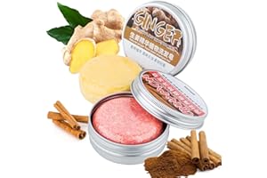 REDNOW Shampoo Bars for Hair Growth,Natural Organic Cinnamon Ginger Hair Regrowth Shampoo Bar,Anti Hair Loss Shampoo Soap for Thinning Hair and Hair Loss,Anti-dandruff and Anti-itching Ginger Bar Soap,2pcs Solid Shampoo and Conditioner Bar Set