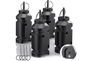 HOZOL Perimeter Trip Alarm, 12 Gauge Camping Trip Wire Alarm Device, Early Warning Security Safety/Bear Deterrent,Camp -4Pack