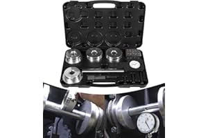 BESTTRUCK Differential Pinion Depth Checker Kit Gauge Tool Compatible with GM 10-14 Bolts, Ford 7.5" 8” 8.8” 9”, Dana 30-80, Chrysler And Most Differentials Replace for T&D 11001 Pinion Depth Checker