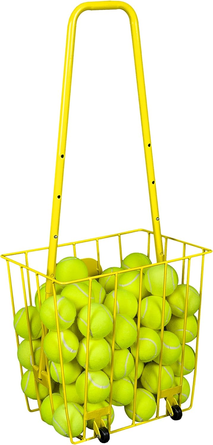 HOPARAZZI Alpha 90 Tennis Ball Basket, Sunny Side Up: Sports & Outdoors
