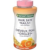 NATURE'S BOUNTY Hair, Skin & Nails Plus Collagen, Maintains Health Of Hair, Skin & Nails, 412.5 g