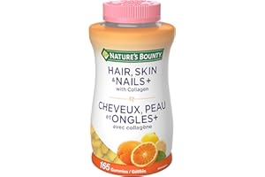 NATURE'S BOUNTY Hair, Skin & Nails Plus Collagen, Maintains Health Of Hair, Skin & Nails, 412.5 g