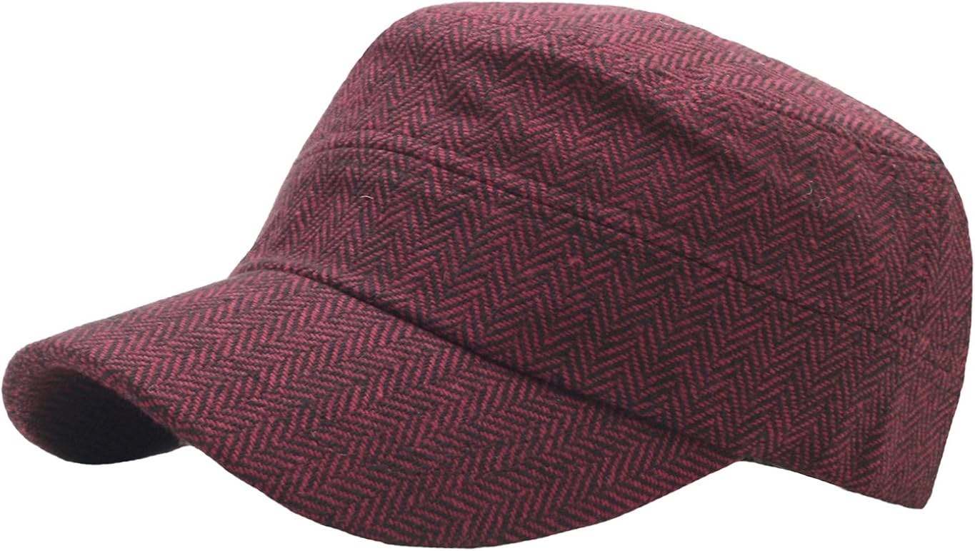 herringbone military cap