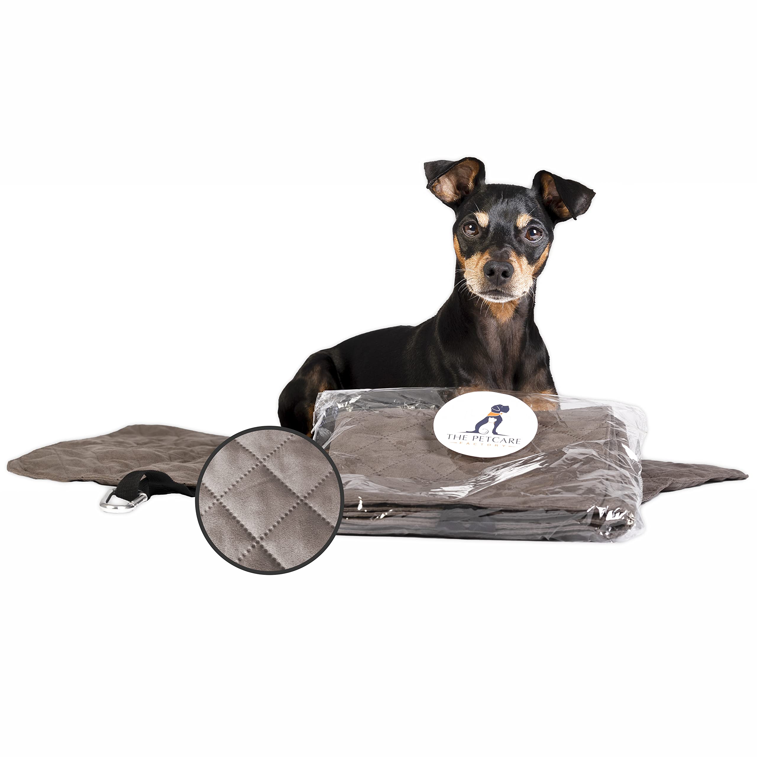 The Petcare Factory Lightweight Portable & Foldable Dog Settle/Travel Mat For Both Indoor and Outdoor Use - 98cm x 64cm (Large)