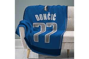 THE SLEEP SQUAD Sleep Squad Dallas Maviercks Luka Dončić 60 x 80 Rachel Plush Blanket A NBA Throw