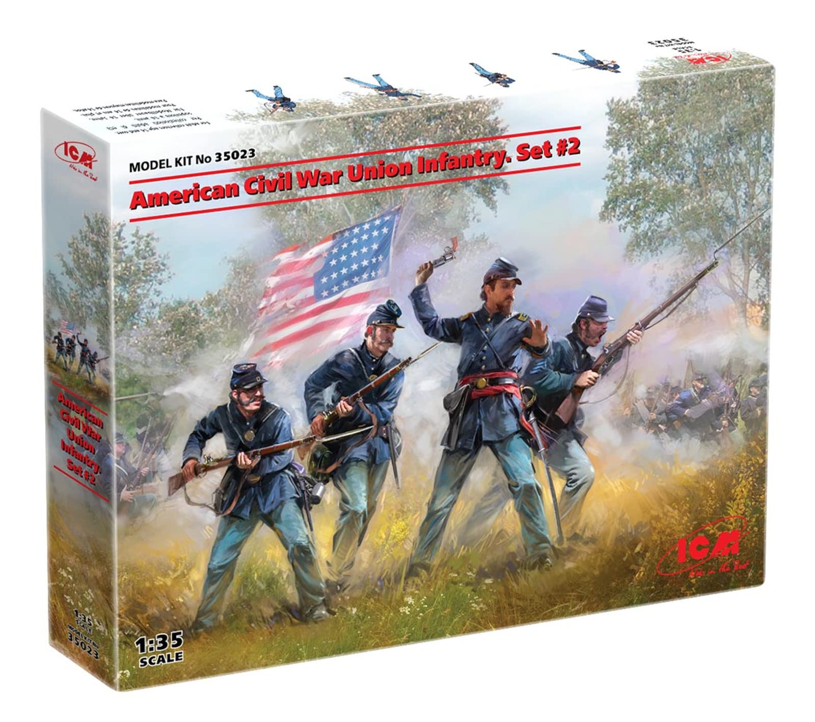 ICM 1:35 - American Civil War Union Infantry. Set #2