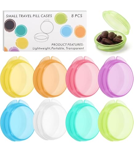 Amazon.com: Tupperware Mini Clamshell Pill Keeper Round Pocket