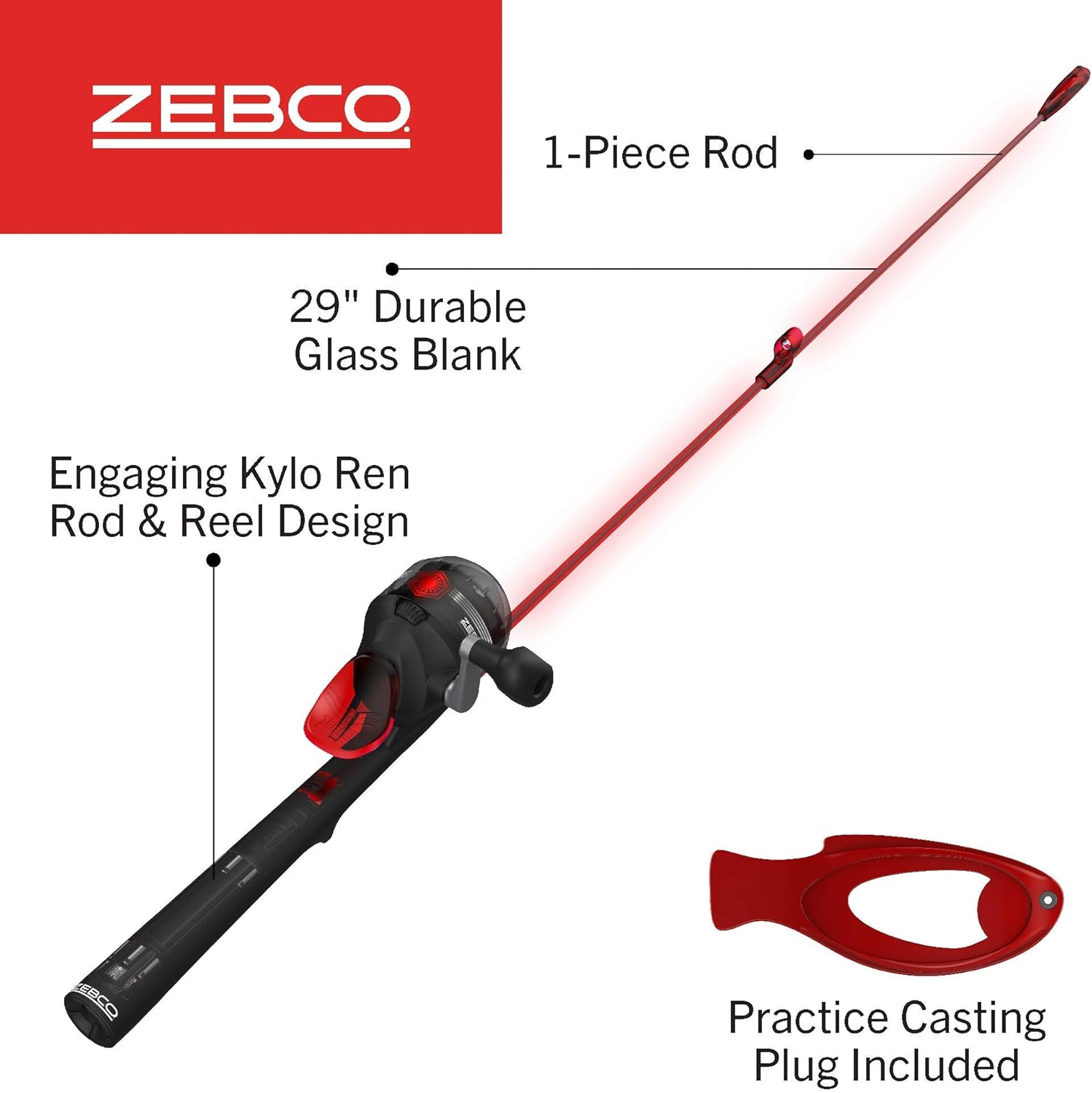 zebco star wars fishing rod