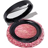 LAURA GELLER NEW YORK Baked Blush-n-Brighten Marbleized Blush for Cheeks - Sunlit Rose - Satin Finish - Buildable Color