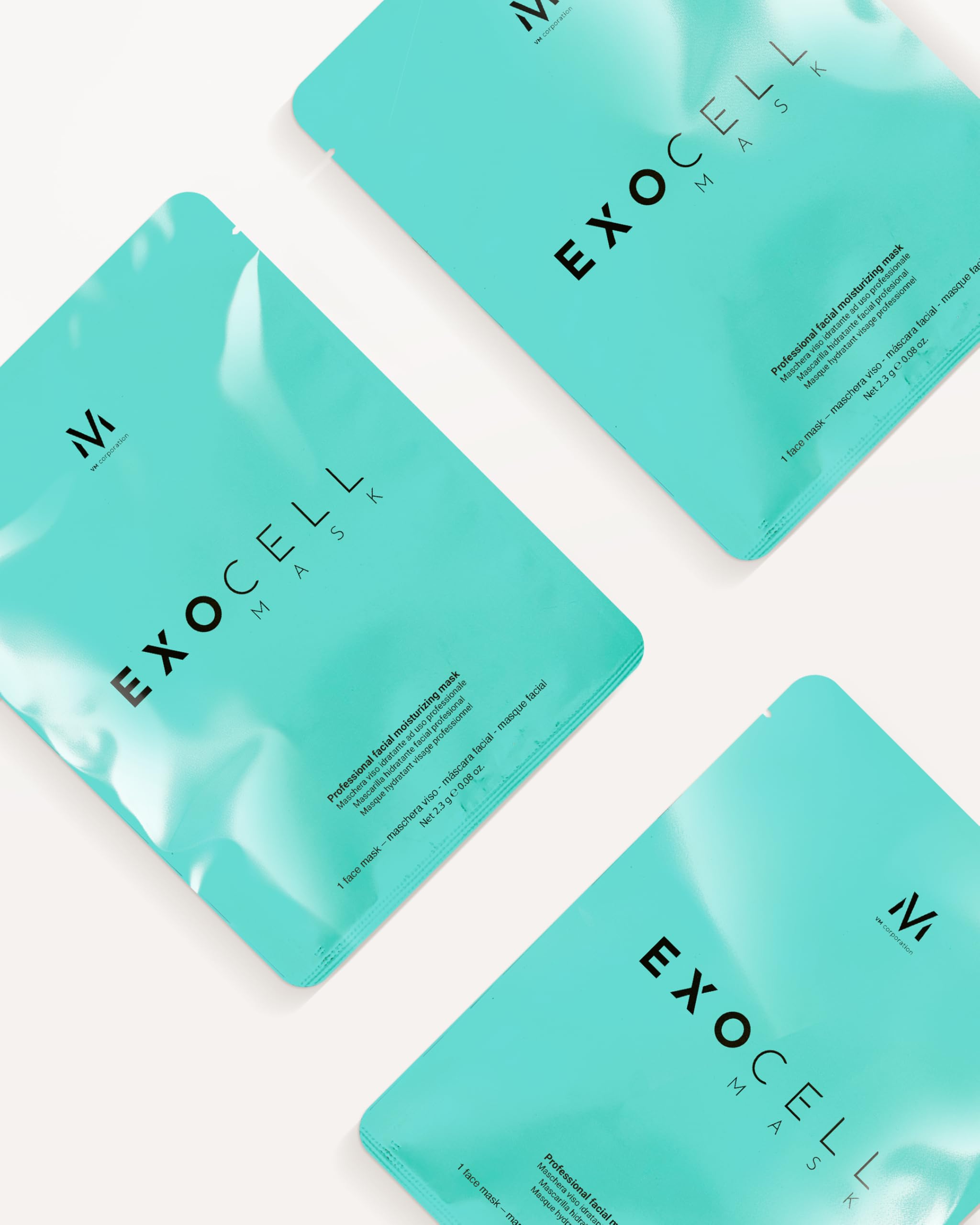 EXOCELL MASK Advanced Skincare - Deeply Hydrating, Moisturising, Anti-Wrinkle & Anti-Ageing Skin Repair with Hyaluronic Acid, Exosomes, Peptides. Plumps, Lifts & Rejuvinates Skin | 1x Single Mask