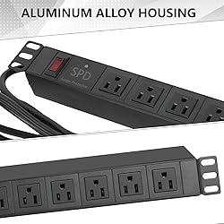 ElecVoztile 8 Outlet Rack Mount PDU Power Strips