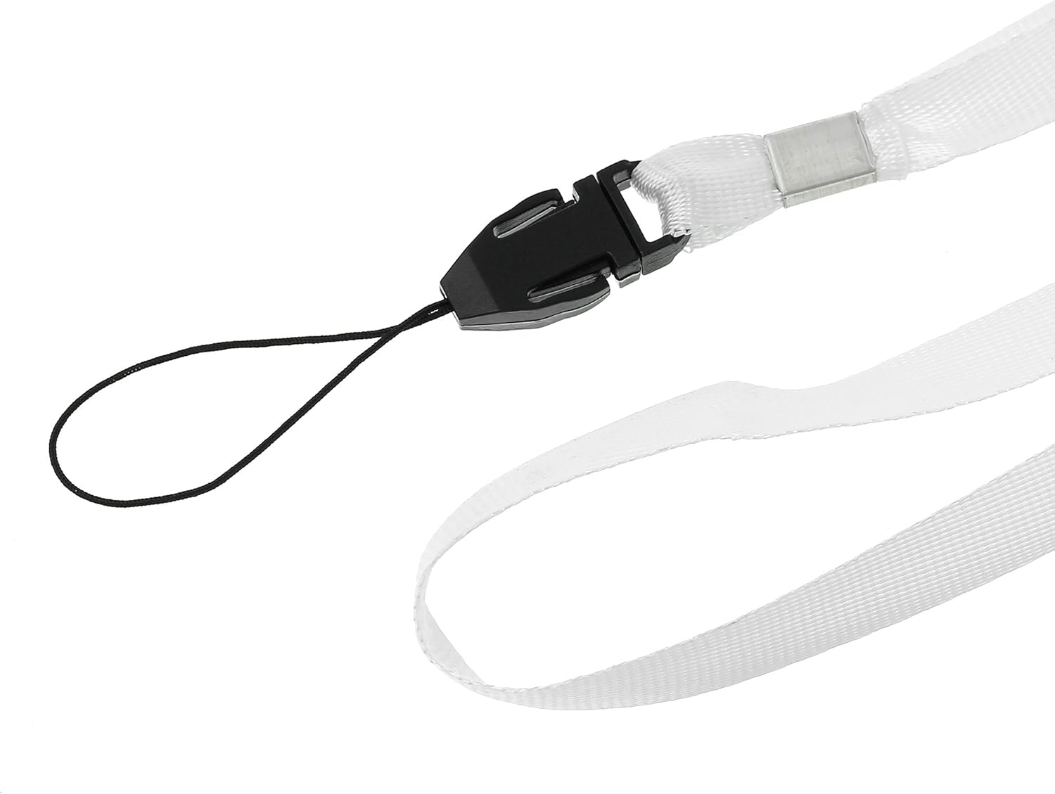 CKB LTD 50 x White Lanyard Neck Strap For ID Card/Mobile Phone/Gym Key/Access Pass Holder Loop Clip, Pack of 50 - Image 4