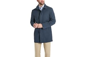 Van Heusen mens Van Heusen Tedford Overcoat With Stand Collar