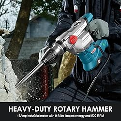 ENEACRO SDS-Max Heavy-Duty Rotary Hammer Drill 9