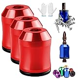Screwdriver Head Magnetic Ring, 2026 Upgraded Magnetizer Screw Removable Household Tool Magnetic Screw holder Universal Magnetizer for Hex Screwdrivers &amp; Power Bits (3Pcs Red)