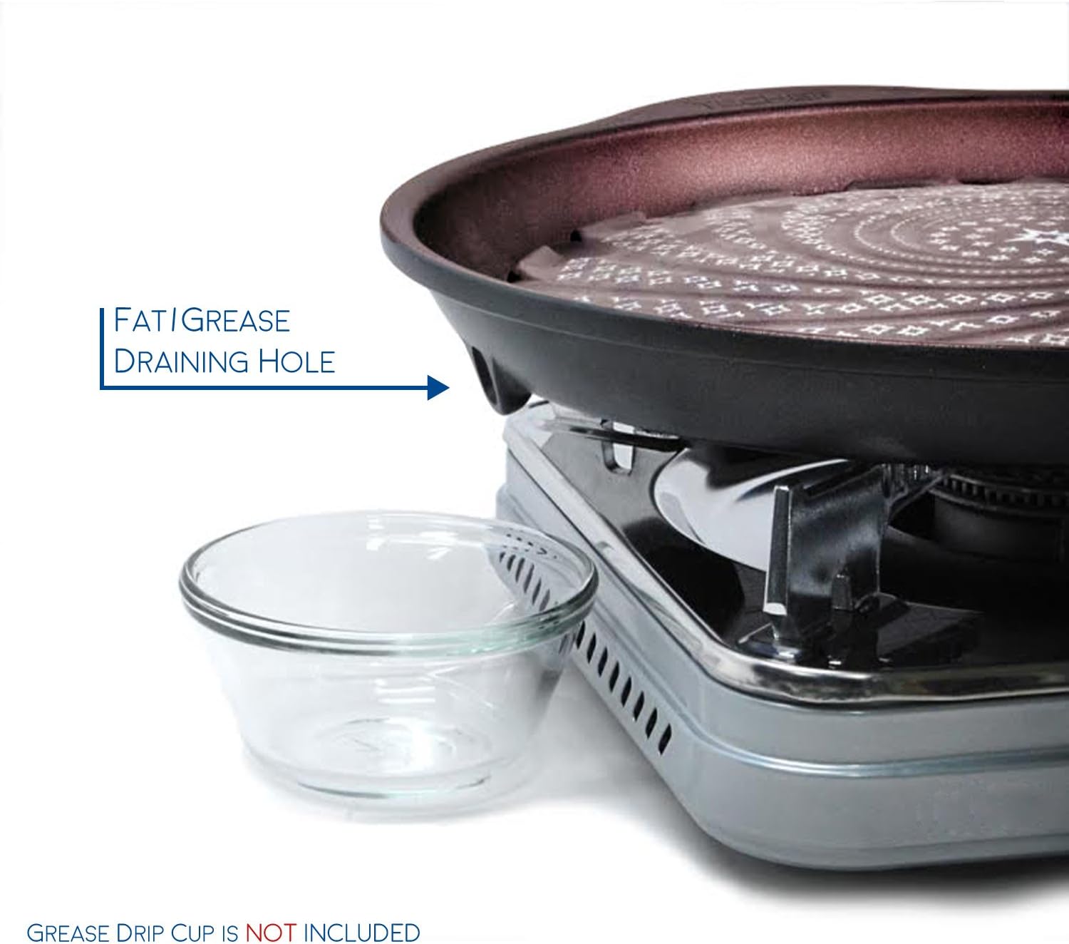TeChef - Stovetop Korean BBQ Non-Stick Grill Pan with New Safe Teflon Select Non-Stick Coating (PFOA Free) (Grill Pan): Kitchen & Dining