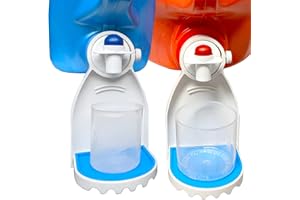 Febwind 2 Pcs Laundry Detergent Cup Holder Fabric Softener Drip Catcher Soap Holder Tray Cup Stand Container Laundry Soap Station Organizer White