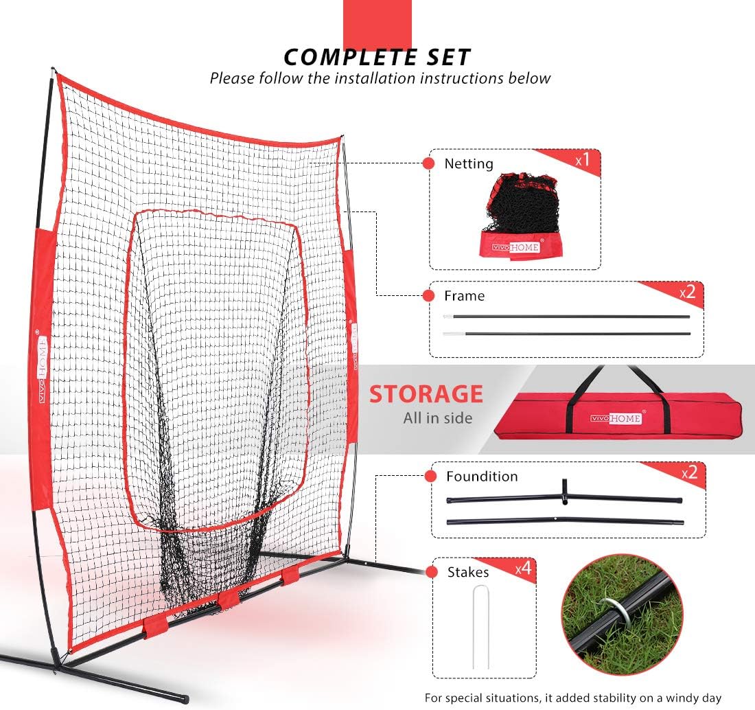 baseball pitching target backstop