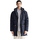 Orolay Men's Thickened Down Jacket Hooded Winter Puffer Jacket with 6 Pockets