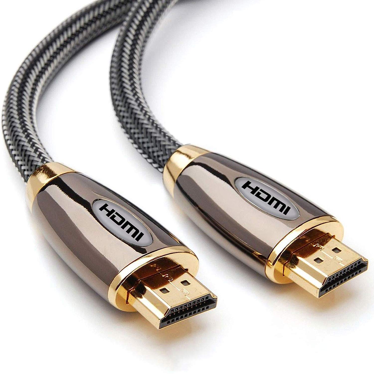 ULTRICS 4K HDMI Cable 5M, Ultra High Speed 18Gbps Nylon Braided HDMI Lead Supports 3D, HDR, eARC, Dolby Atmos, 4K@60Hz, UHD 2160P HD 1080P, HDMI Cord Compatible with PC TV Xbox PS5 (5M)