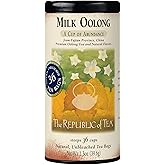 The Republic of Tea — Milk Oolong Tea Tin, 36 Tea Bags, Naturally Caffeinated