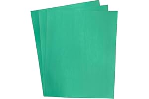 YGQ Gasket Making Material Paper Sheet High Temp Pressure Chemical Grade for Gasoline Diesel Oil Air Compressor DIY Rebuild Sealing (3014, 3 Pcs, Green, Non Asbestos)