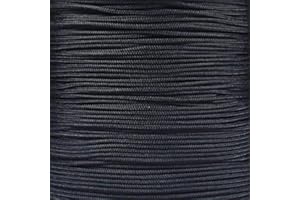 Paracord Planet 95lb Paracord – 1 Strand Type I Parachute Cord for Outdoors and DIY – Black (100 ft)