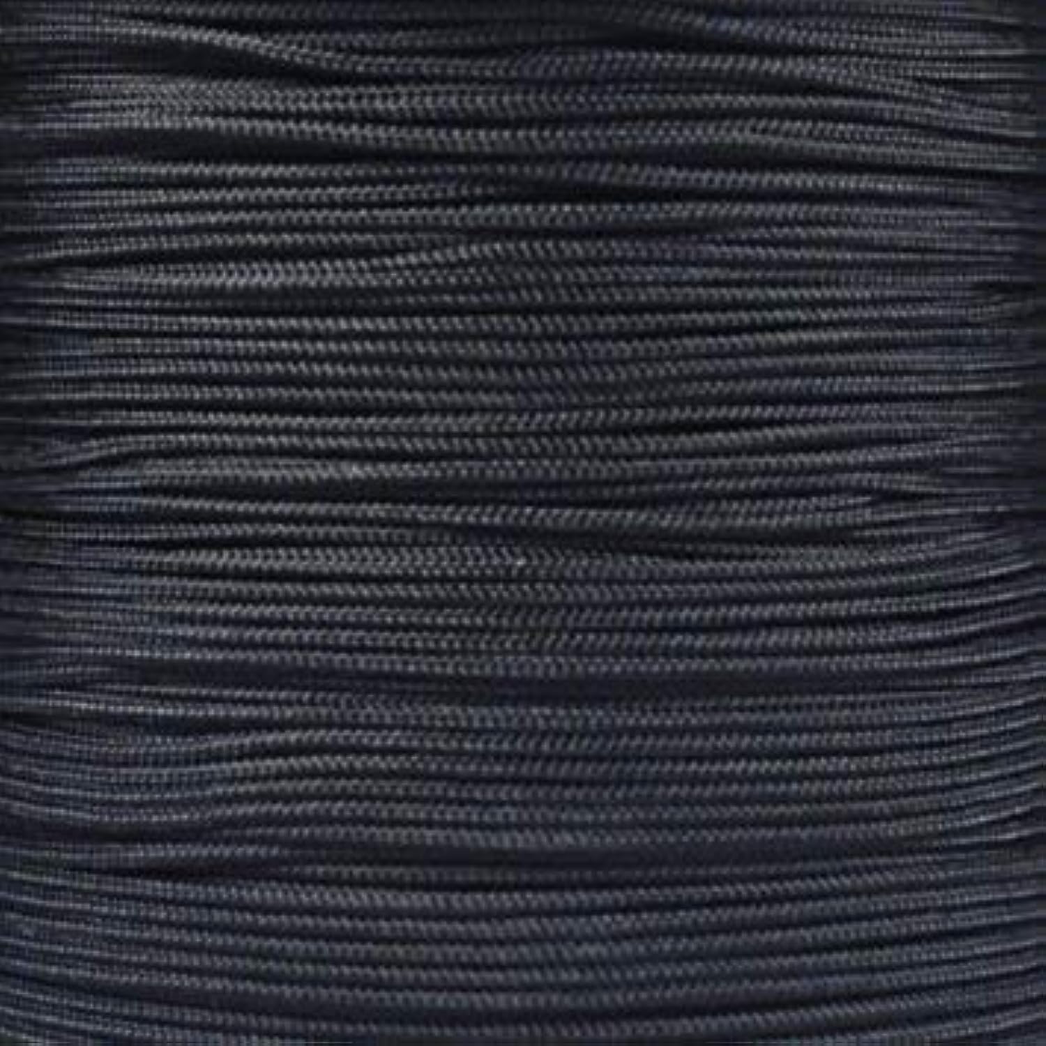 Paracord Planet 43kg Paracord – 1 Strand Type I Parachute Cord for Outdoors and DIY – Black (30 m)