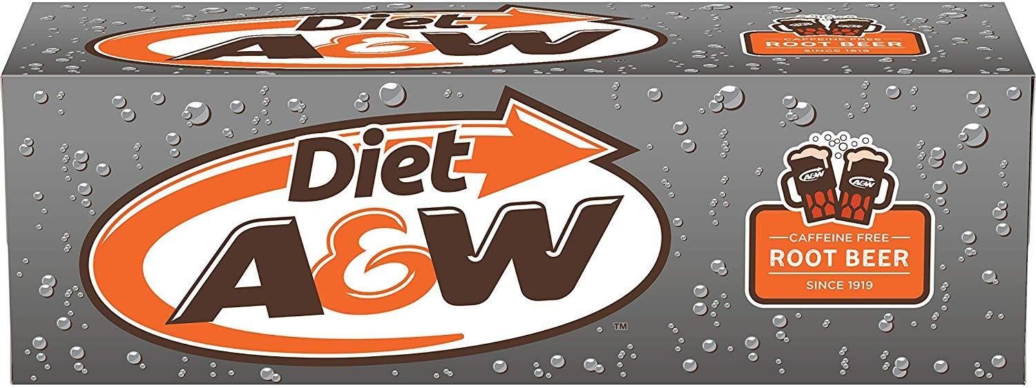 A W Diet Root Beer Caffeine Free 355ml Box Of 12 Amazon Co Uk Grocery