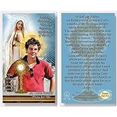 THE SAINTS COLLECTION St Carlo Acutis Laminated Prayer Cards pack of 20