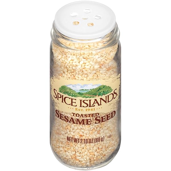 SPICE ISLANDS TOASTED SESAME SEED, 2.1 OUNCE