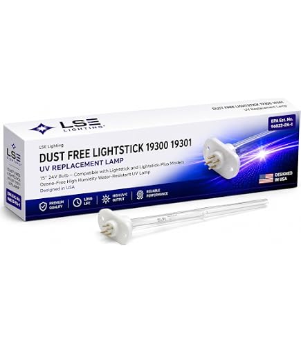 Amazon.com: LSE Lighting 25W 15-Inch 4-Pin UV-C Lamp for Dust Free