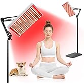 Red Light Therapy for Body & Face | 150 Dual-Wavelength LEDs (660nm Red & 850nm Infrared) Lamp with Adjustable Stand | Full Body Skin Rejuvenation, Muscle Relaxation & Home Pain Relief