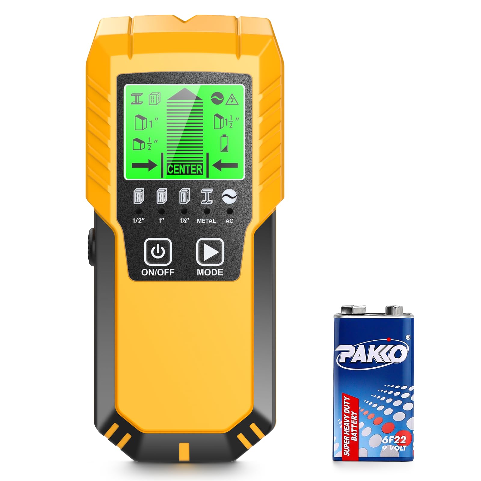 Photo 1 of Stud Finder Wall Scanner Detector - 5 in 1 Electronic Wall Wood Metal Stud Locator Edge Center Sensor Beam for Live AC Wire Pipe Metal Lumber Joist Drywall Framing Detection