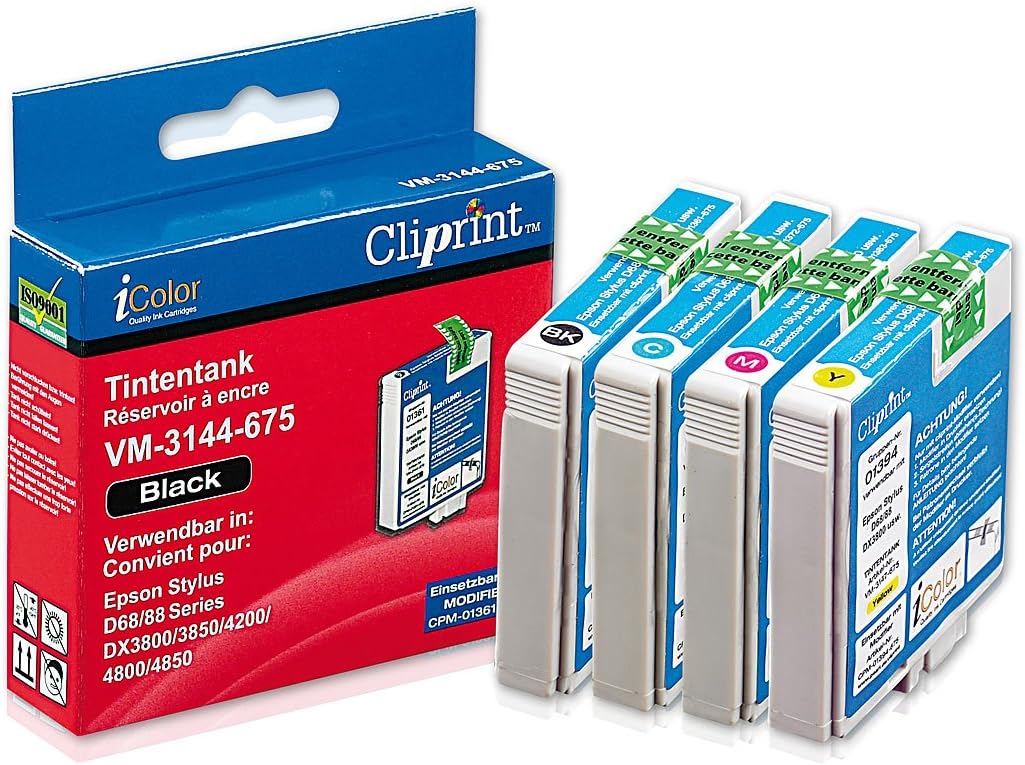 IColour Cliprint Colour Pack for Epson (Replaced T05514010 - T05544010)