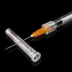 1cc/ml Luer Lock Syringe with 25G 1in Needle