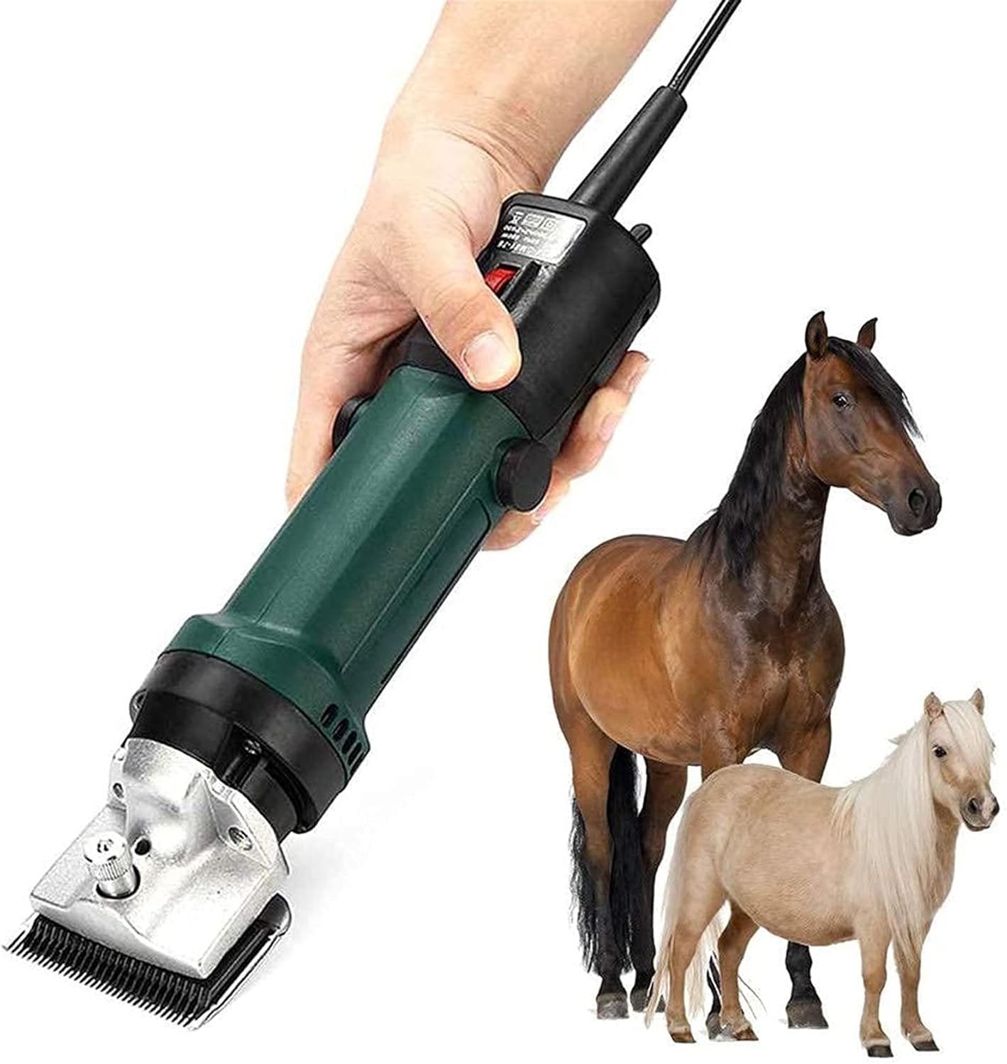 qwertyuio Sheep Shears Electric Clippers Horse Clipper Trimmer, 690W