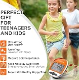 Pingko Outdoor Multi-Function Portable Pedometer Orange view 4