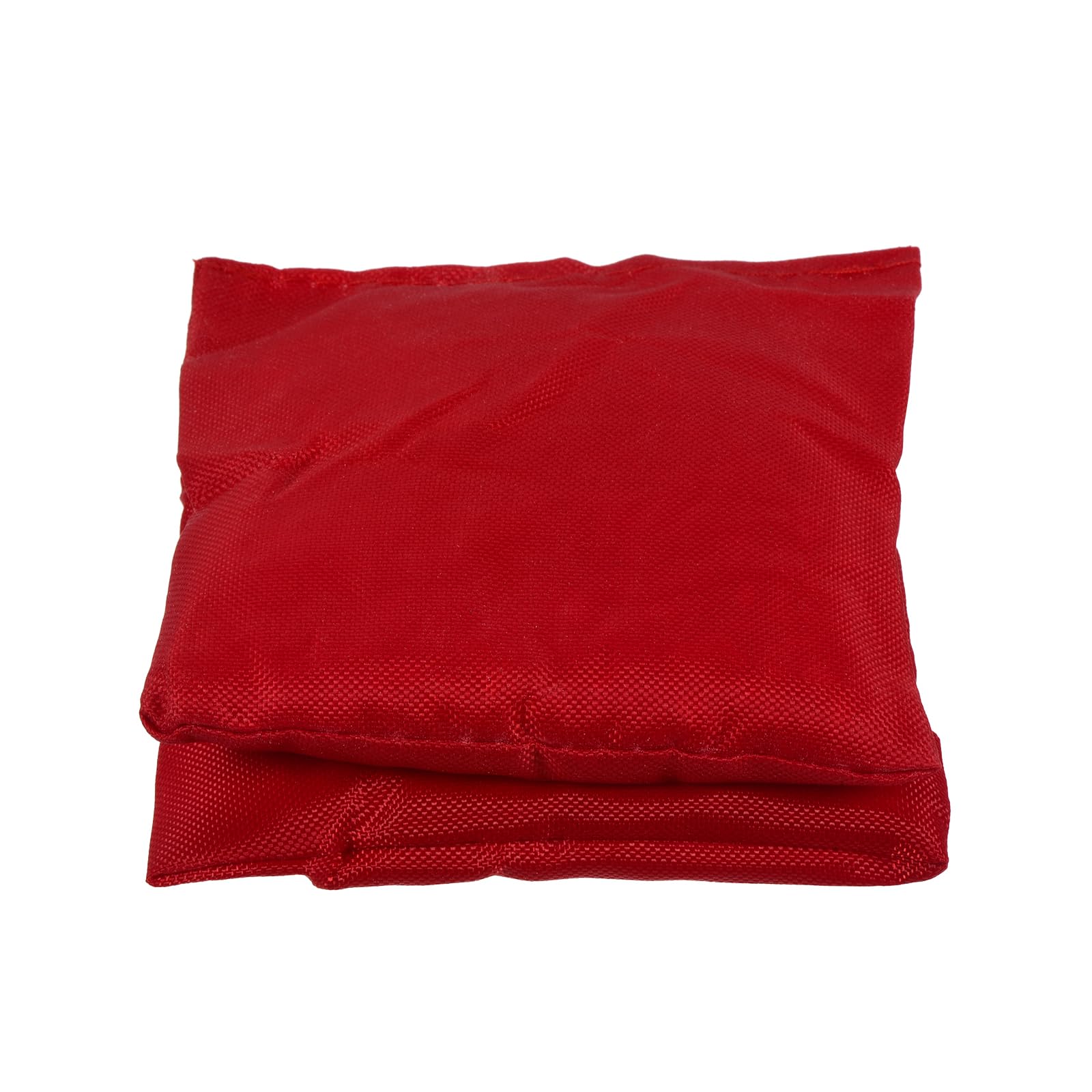 M METERXITY 2 Pack Cornhole Bean Bags - Canvas Sandbag with Plastic Particles, Apply to Bean Bag Throwing Games/Outdoor Activities(Red)
