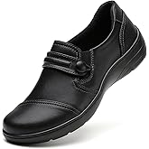 QAE Loafers for Women Orthopedic Loafers for Women Comfortable Women's Flat Slip-Ons Shoes for Dress Work Business Casual