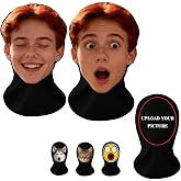 Custom 3D Printed Face Mask - Personalized with Your Photo, Lifelike Full Face Mask for Halloween &amp; Prank Parties - Realistic Celebrity Replica with Breathable Mesh