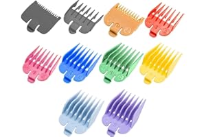 8 Pcs Guards Cutting Guides Attachment Rechargeable Hair Clipper,Professional Clipper Guards Comb Set,Hair Clipper Guards Cut