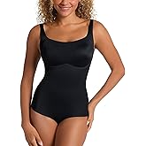 Leonisa Core Boldly Shapewear for Women – Scoop Back Wireless Classic Sculpting Bodysuit with Tummy Control